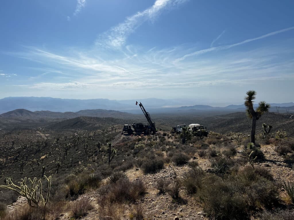 Drilling Rig in Mountains